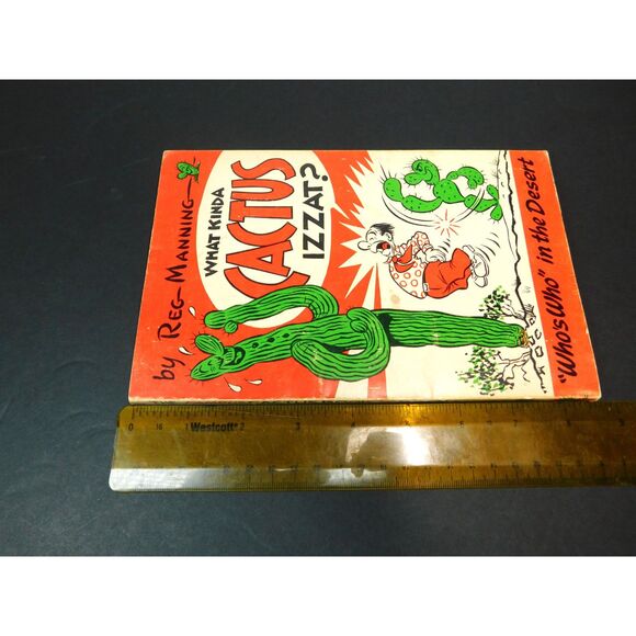 Vintage Humor Artist Book What Kinda Cactus Reg Manning PB Cartoon - Picture 8 of 9